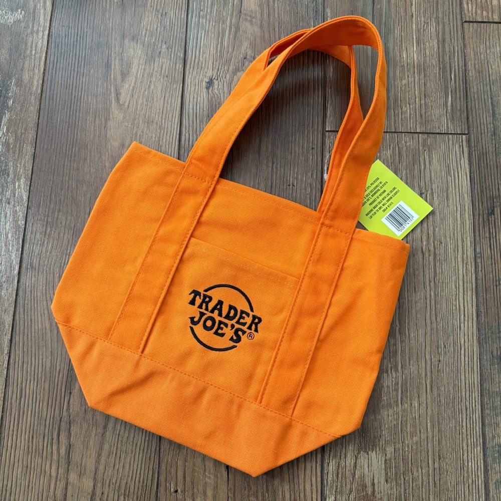 Trader Joe's Orange Trick or Treat Tote Bag